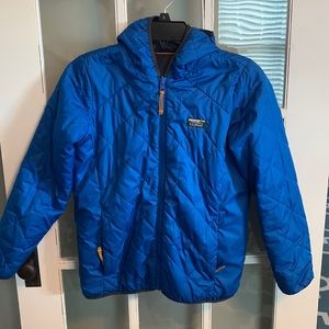 LL Bean Kids Mountain Bound Reversible Jacket - M 10-12